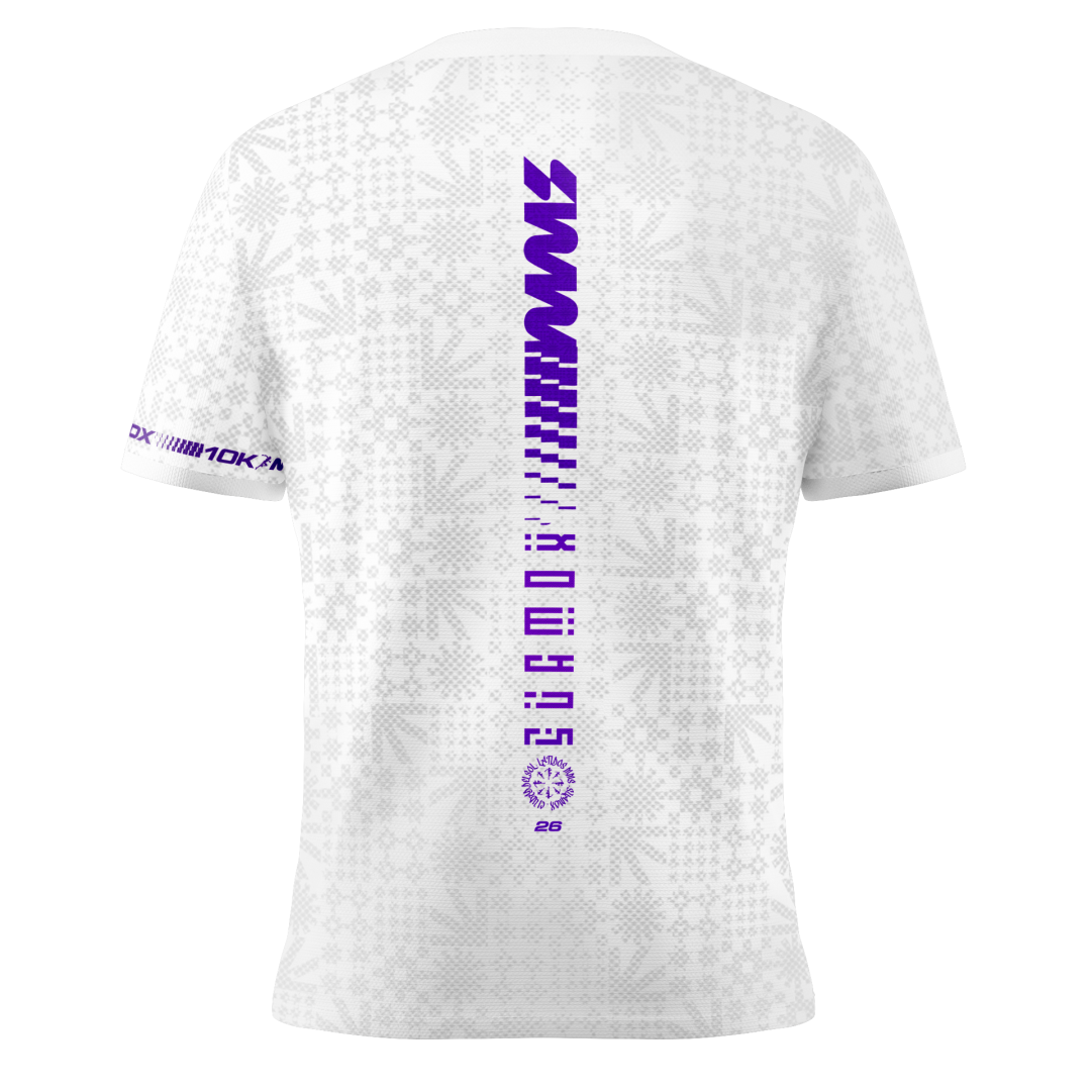 Camiseta 10K Media Maratón Sogamoso 2026 — reverso